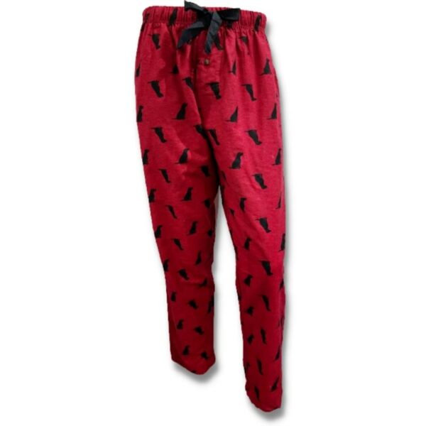 Wholesale Adult Flannel Pajama Pants - Red (Size S-XXL) - Image 2
