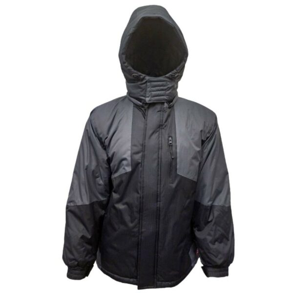 Wholesale Adult Winter Jacket with Hood, Asst. Colours (Size: 3XL & 4XL) - Image 3