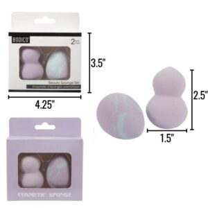 Wholesale Cosmetic Sponge 2-Pack ($2.50 Each)