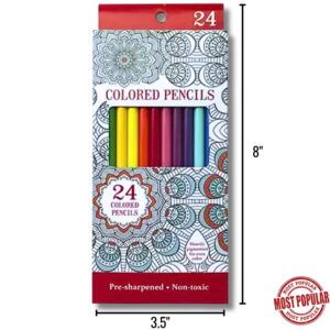 Wholesale Pencil Crayons – 24-Pack ($0.13 each)