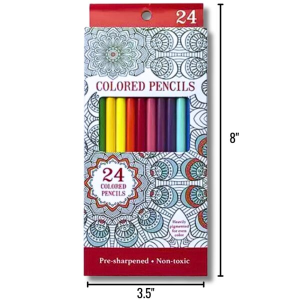 Wholesale Pencil Crayons – 24-Pack ($0.13 each)