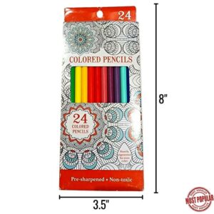 Wholesale Pencil Crayons – 24-Pack ($0.13 each)
