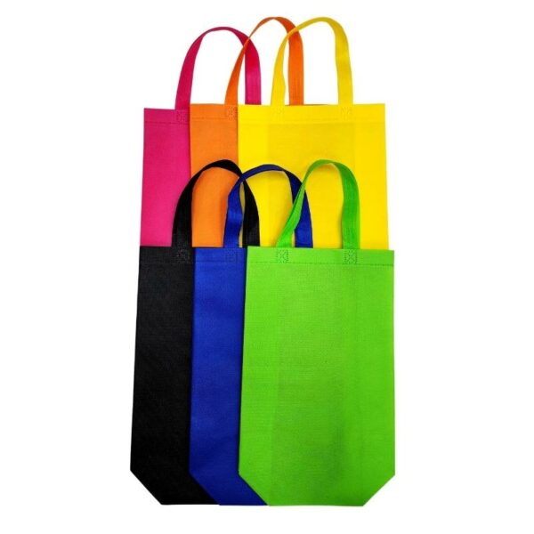 Wholesale Rectangle Tote Bags - Asst Colours (9.75″ x 15.75″) - Image 2