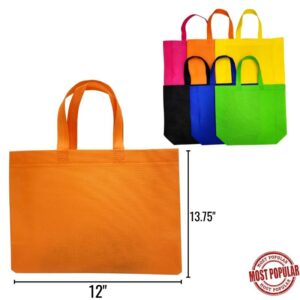 Wholesale Square Tote Bags – Asst Colours