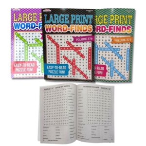 Wholesale Word Find Large Print Activity Book – Asst. Styles