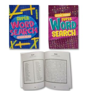 Wholesale Word Search Activity Books – Giant Print