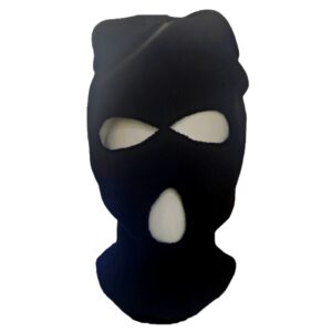 Wholesale Adult Balaclava Hat 3-Holes – Black