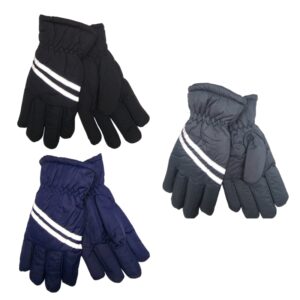 Wholesale Adult Ski Winter Gloves with Stripes