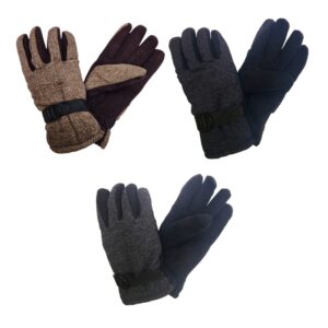 Wholesale Adult Wool Ski Gloves – Asst Colours