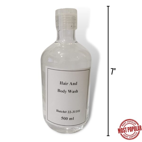 Wholesale Gender Neutral Unscented Hair & Body Wash _ Shampoo (500 ml)