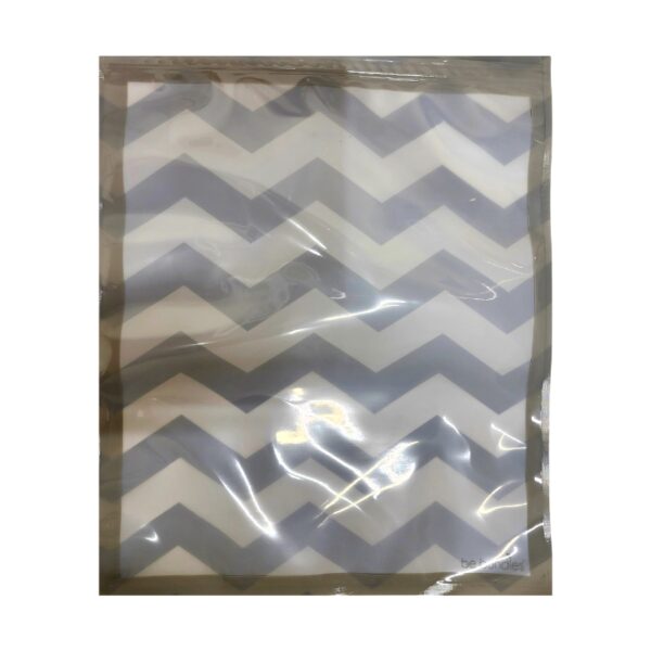 Wholesale Large Reusable Ziplock Bags – Grey/Navy 10.63″ x 13″ 10-Pack ($1.25 Each) - Image 4
