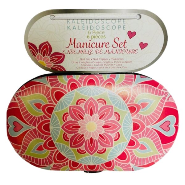 Wholesale Manicure 6-Piece Set in Travel Case - Kaleidoscope - Image 3