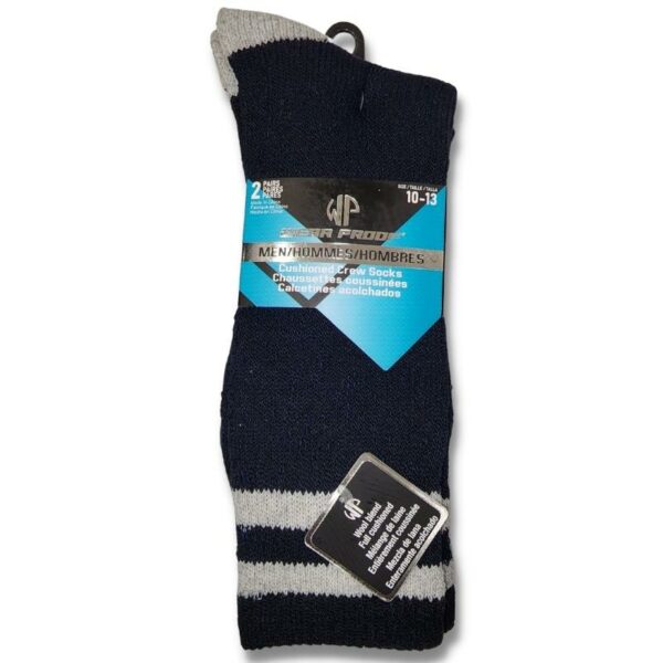 Wholesale Men's Winter Crew Socks, 2-Pack, Size 10-13 ($3.00 Each) - Image 5