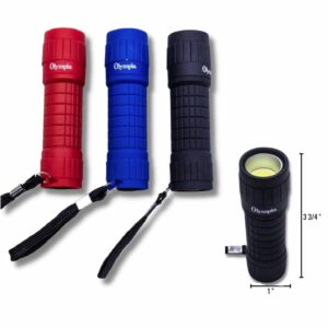 Wholesale Mini Flashlight, Batteries Included – Asst. Colours