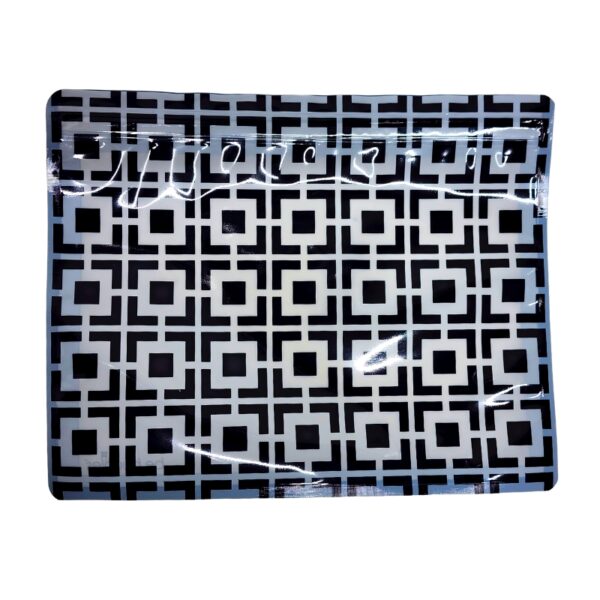 Wholesale Small Reusable Ziplock Bags – Black/Grey 8″ x 10″ 12-Pack ($0.95 Each) - Image 2
