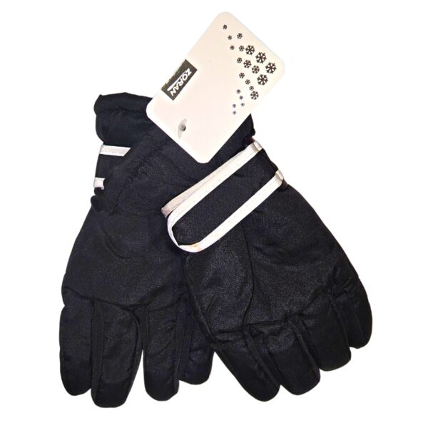 Wholesale Youth Ski Gloves with Strap – Asst. Colours (Size 7-16) - Image 6