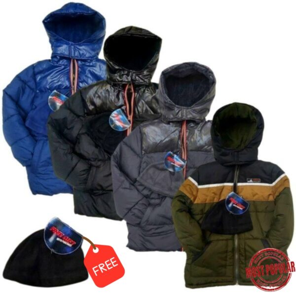 Wholesale Youth Winter Jacket_Coat with Hood (Size S-XL)