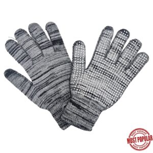 Wholesale Adult Knit Gloves with Rubber Print