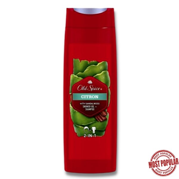 Wholesale Brand Name Old Spice 2-n-1 Shower Gel & Shampoo (250 ml)