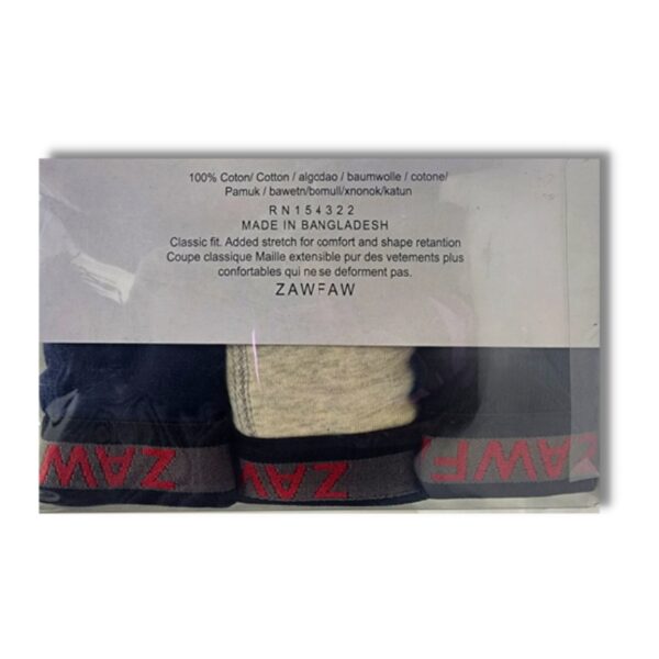 Wholesale Men’s Boxer Briefs, Asst Colours, 3-Pack (Size: X-Large) ($3.00 each) - Image 2