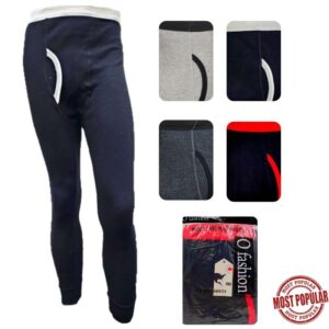 Wholesale Adult Thermal Long Johns, Asst. Colours (Size S-XL)