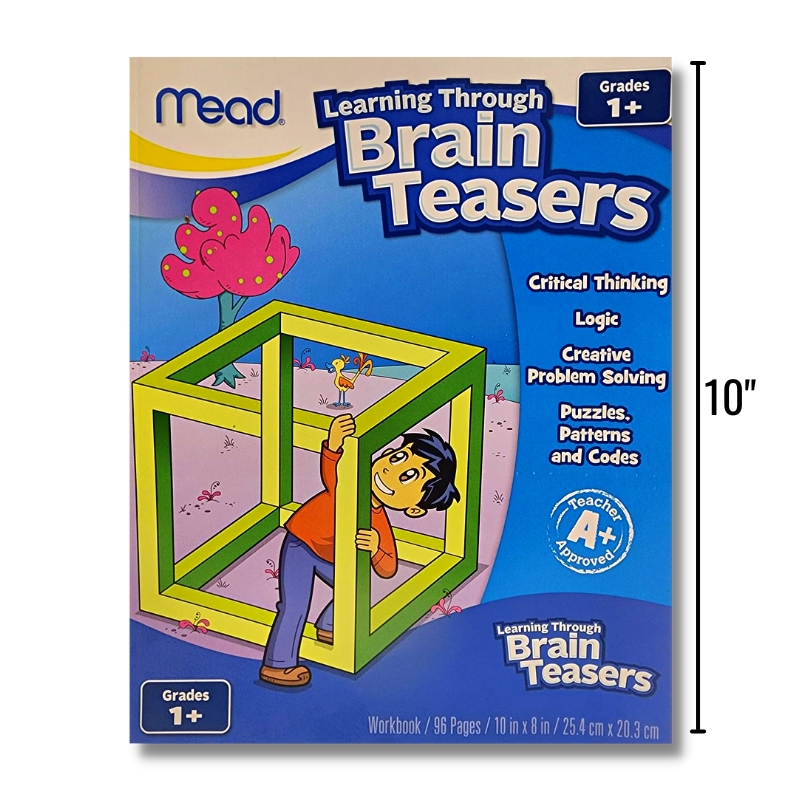 Wholesale Children's Brain Teaser Book 96 pg in Canada Bargains Group