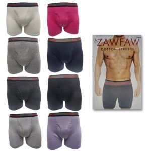 Wholesale Men’s Boxer Briefs, Asst Colours, 3-Pack (Size_ Large)