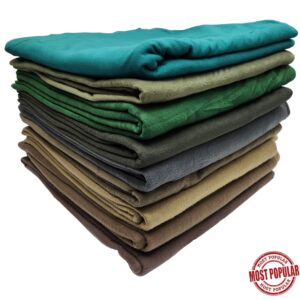 Wholesale Polar Fleece Blanket – Asst. Earth Tones Shades (Size_ 60″ x 80″)