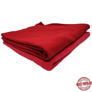 Wholesale Polar Fleece Blanket – Asst. Shades of Red (Size_ 60”x 80”)