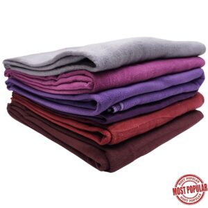 Wholesale Polar Fleece Blanket – Shades of Purple and Maroon (Size_ 60″ x 80″)