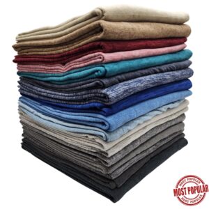 Wholesale Polar Fleece Blankets – Asst. Colours and Patterns (Size_ 60″ x 80″)