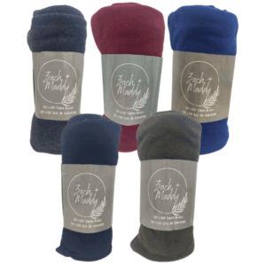 Wholesale Polar Fleece Throw Blanket - Asst. Colours and Patterns (50” x 60”)