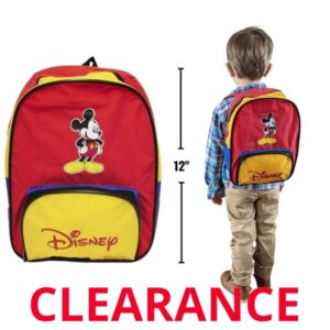 Wholesale Brand Name Disney Mickey Mouse Backpack – H 12″ x W 9″