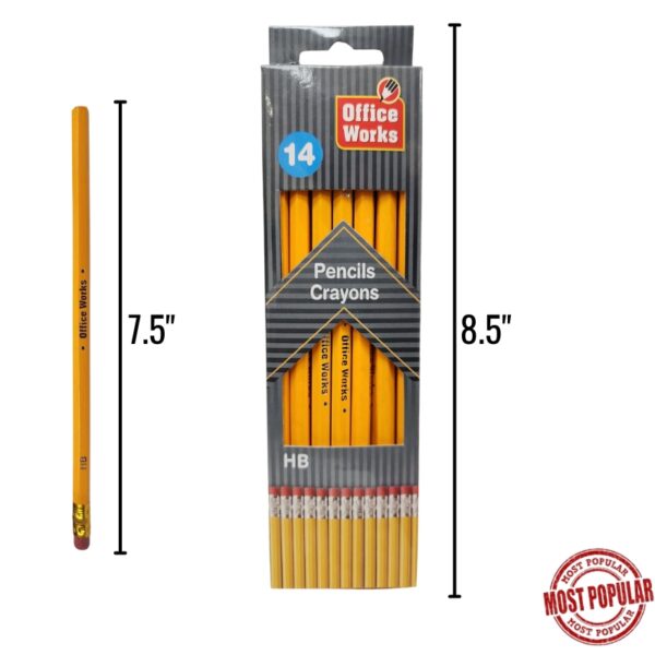 Wholesale HB Pencil, 14-Pack ($0.14 Each)