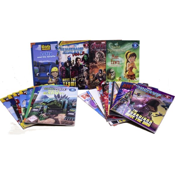 Wholesale Licensed Kids’ Story Books, Reading Levels 1 & 2 – Asst. (Size 9” X 6”)