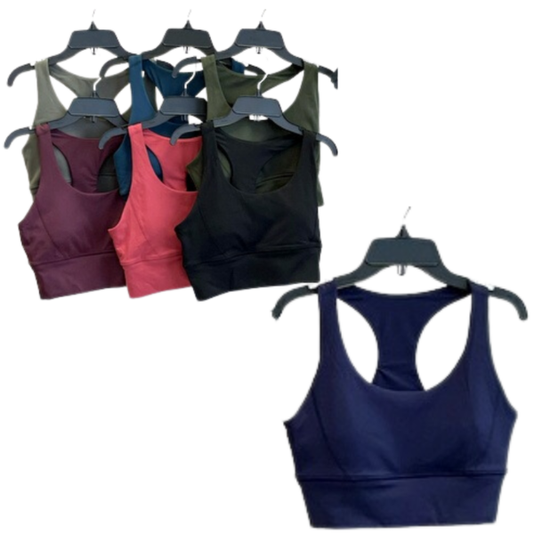 Wholesale Ladies Sport Bra - Assorted Colours (Size S-L)