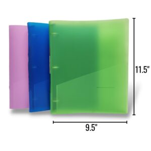 Wholesale 3-Ring 1” Binder, Flex Cover – Asst. Colours