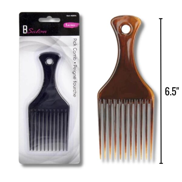 Wholesale 6.5” Pick Comb – Asst Colours