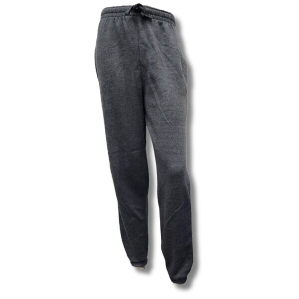 Wholesale Adult Fleece Track Pant Charcoal- Size X-Large