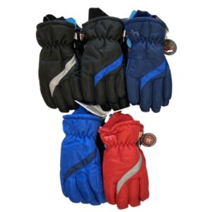 Wholesale Brand Name Children's Ski Gloves, Asst. Colours (Size_ 4-6X)