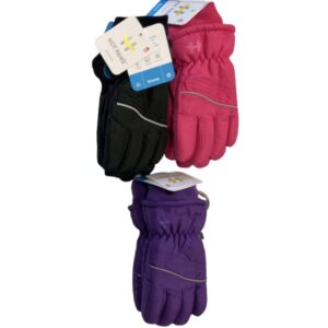 Wholesale Brand Name Girl’s Ski Gloves, Asst. Colours (Size_ 4-6X)