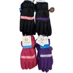 Wholesale Brand Name Girl’s Ski Gloves, Asst. Colours (Size_ 4-6X)