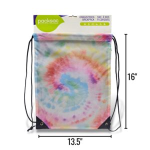 Wholesale Drawstring Cinch Bag – Tie Dye Design