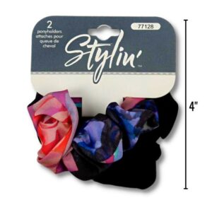 Wholesale Hair Scrunchy – Asst Colours 2-Pack ($1.00 each)