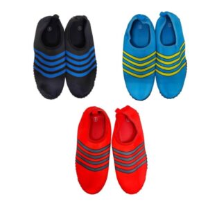 Wholesale Ladies/Youth Water Shoes – Asst. Colours with Stripes (Size 5-9)