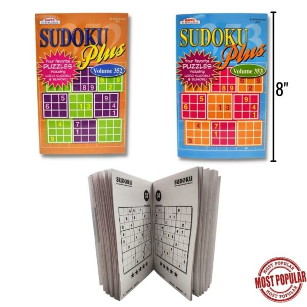 Wholesale Sudoku Plus Puzzle_Activity Book (5″ x 8″)