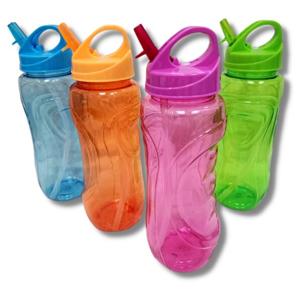 Wholesale Water Bottle with Spout & Handle- Asst. Colours (800ml)