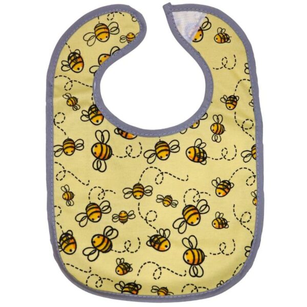Wholesale Waterproof Baby Bibs - Honeybee Styles, 4-Pack ($1.69 Each) - Image 4