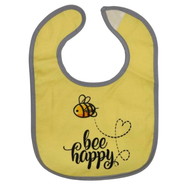 Wholesale Waterproof Baby Bibs - Honeybee Styles, 4-Pack ($1.69 Each) - Image 5