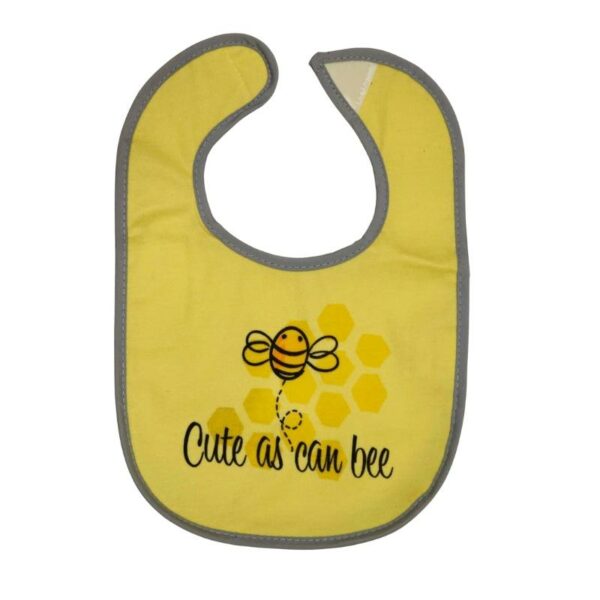 Wholesale Waterproof Baby Bibs - Honeybee Styles, 4-Pack ($1.69 Each) - Image 2